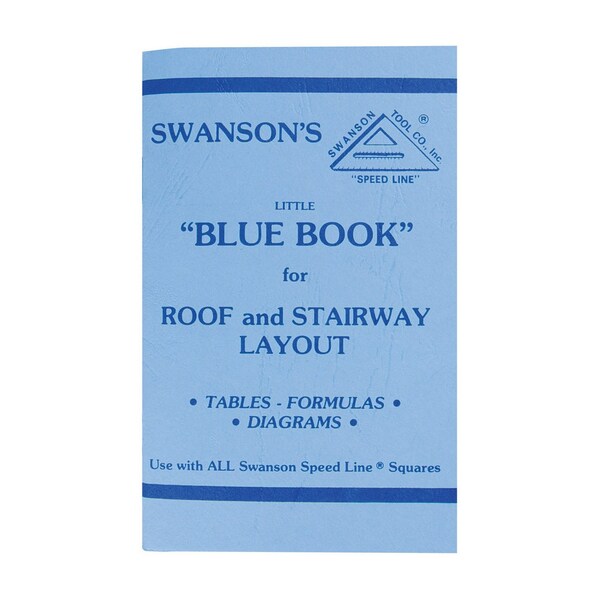 Swanson Tool Little Blue Book of Instructions for Roof & Stairway Layout P0110 - main